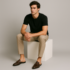 Men's Leather Mule Loafers – Slip-On Comfort & Style