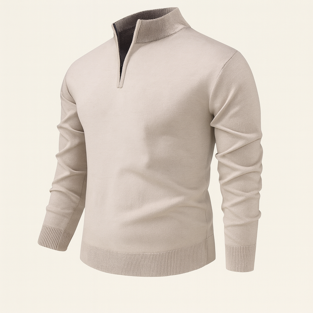 The Warwick Quarter Zip Jumper for Men