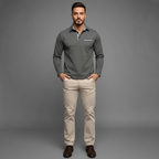 Ethan | Men's Long Sleeve Winter Polo Shirt