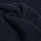 The St. Moritz Cable Knit Zipper Jumper for Men - Old Money Style