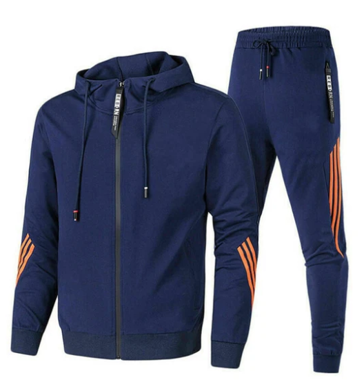 Adam | Men’s Two Piece Zip Up Sport Tracksuit Set