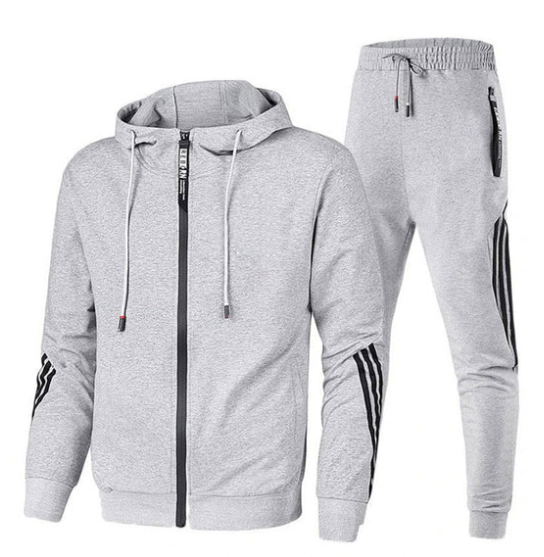 Adam | Men’s Two Piece Zip Up Sport Tracksuit Set