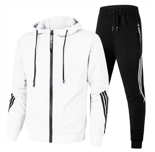 Adam | Men’s Two Piece Zip Up Sport Tracksuit Set