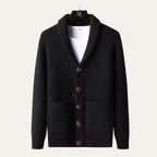 The Agrigento Button Up Knitted Shawl Collar Men’s Cardigan