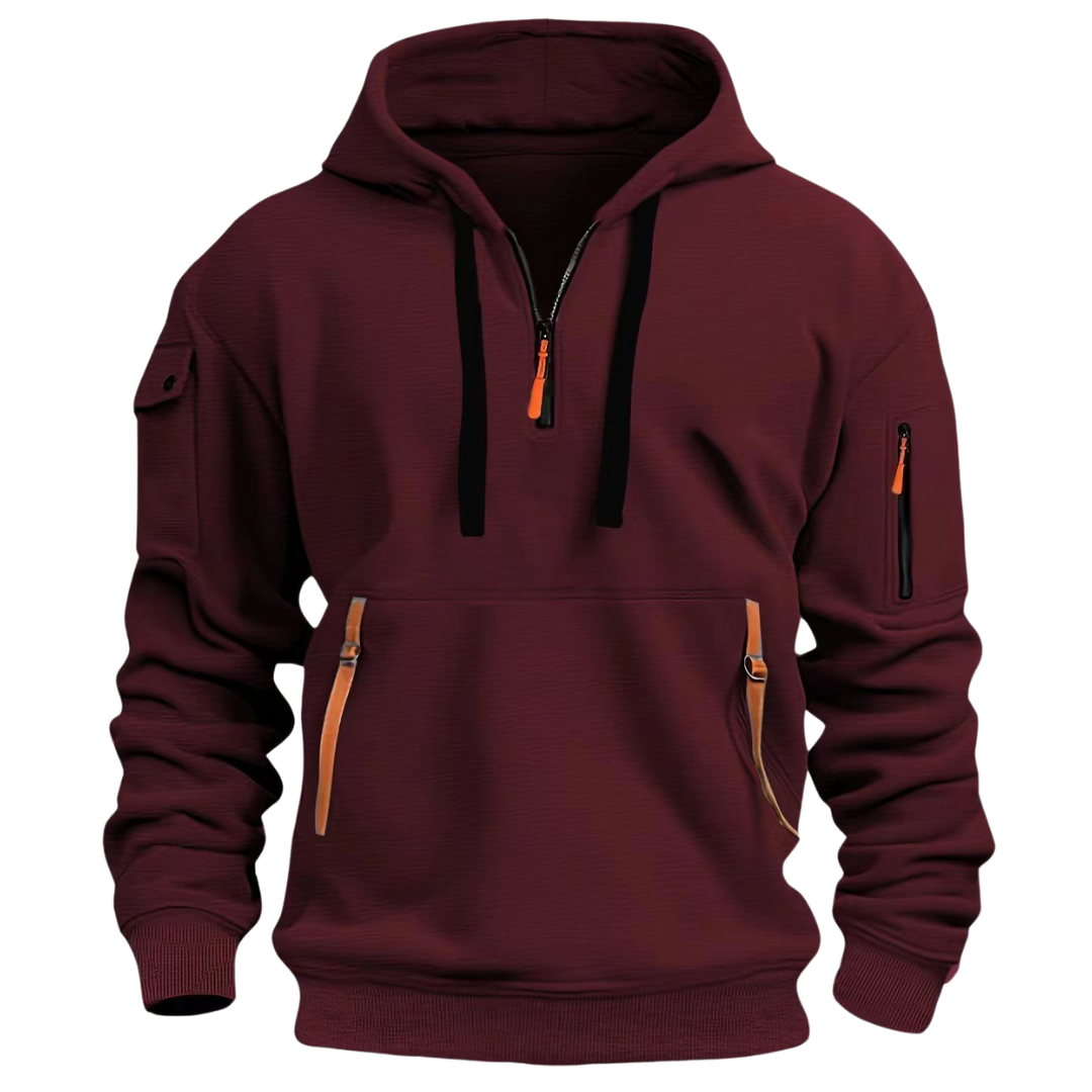 Jason | Men’s Zip Front Performance Sports Hoodie