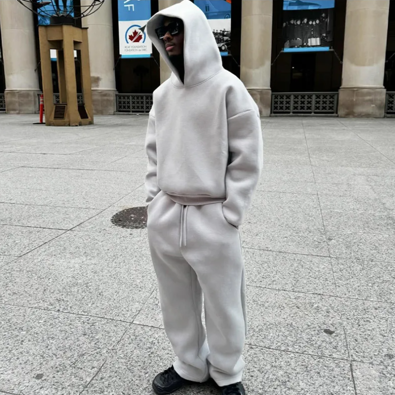 Noah | Men's Minimal Hooded Sweater Jogger Set