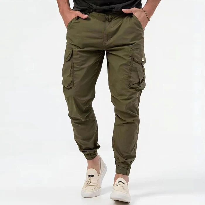 Toby | Men’s Utility Cargo Pants with Drawstring Waist