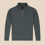 The Ashford Ribbed Half Zip Jumper for Men