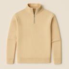 The Ashford Ribbed Half Zip Jumper for Men