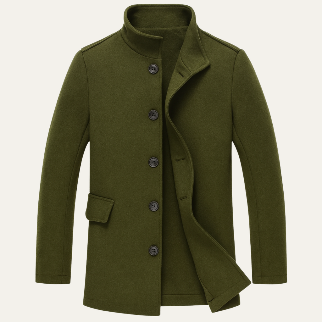 The Rome Wool Coat – Men’s Smart Tailored Overcoat