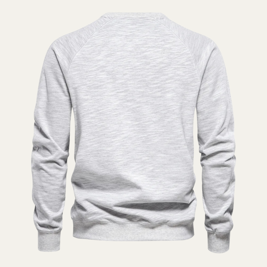 The Trento Men's Classic Crew Neck Cotton Sweatshirt Jumper