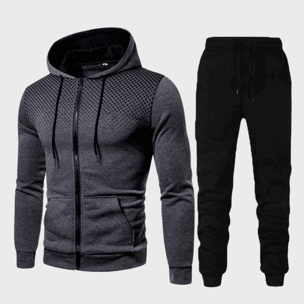 Charles | Men's Two Piece Zip Up Hoodie Set