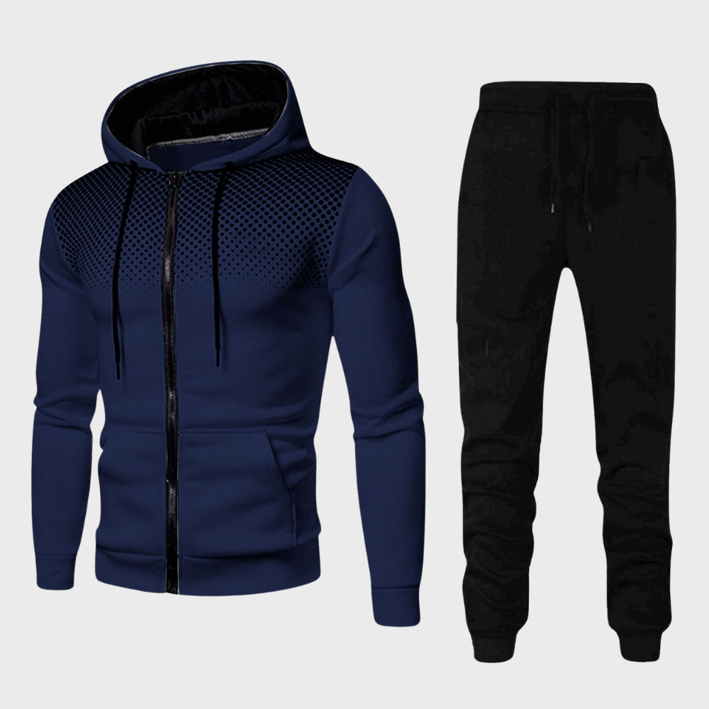 Charles | Men's Two Piece Zip Up Hoodie Set