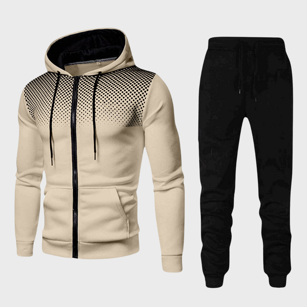 Charles | Men's Two Piece Zip Up Hoodie Set