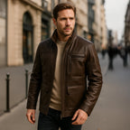 The Radcliffe Leather Jacket for Men