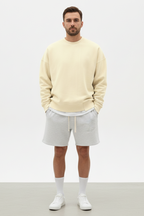 Men’s Loose Fit Round Neck Sweater - Relaxed Everyday Wear