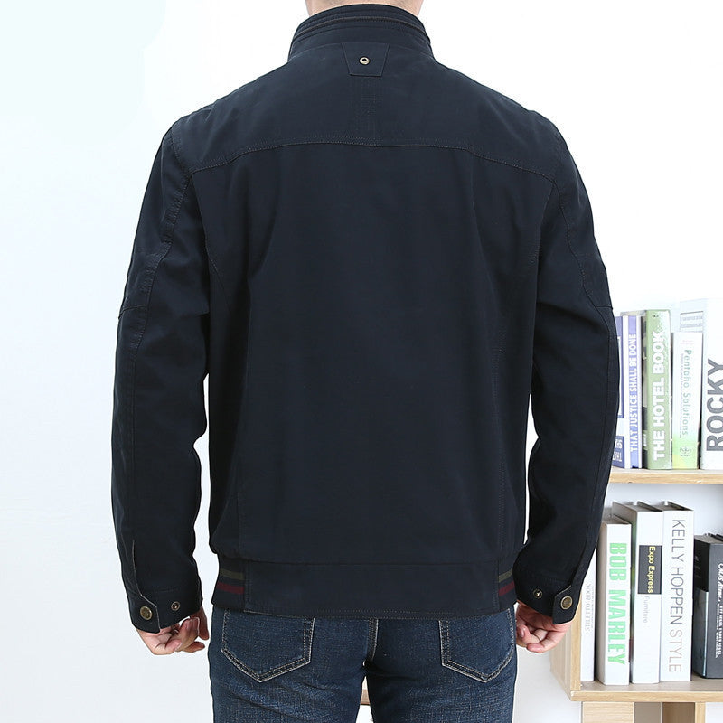 Loose fit Stand Collar Jacket