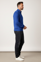 Men’s Breathable Half-Zip Pullover Sweater - Lightweight Layering Piece