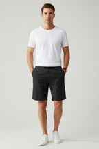 Men’s Casual Beach Shorts - Solid Color Straight-Legs Short