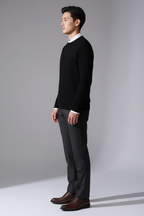 Men’s Fine Wool Sweater - Knit Pullover with Timeless Design