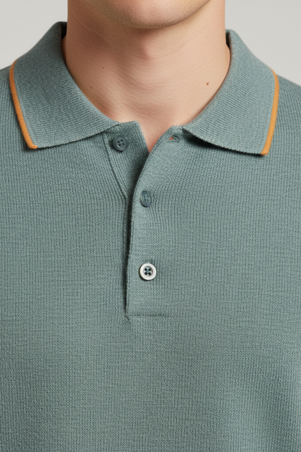Men’s Knitted Short Sleeve Polo Shirt - For Summer Business Casual