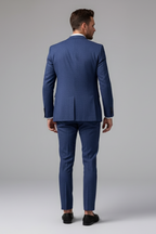 Men’s Linen Suit - 2-Piece Slim Fit for Summer Weddings and Office