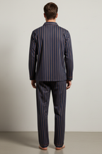 Men’s Long Sleeve Pajama Set - Fall and Winter Loungewear