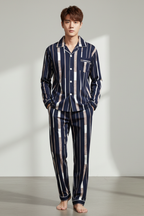 Men’s Long Sleeve Pajama Set - Fall and Winter Loungewear