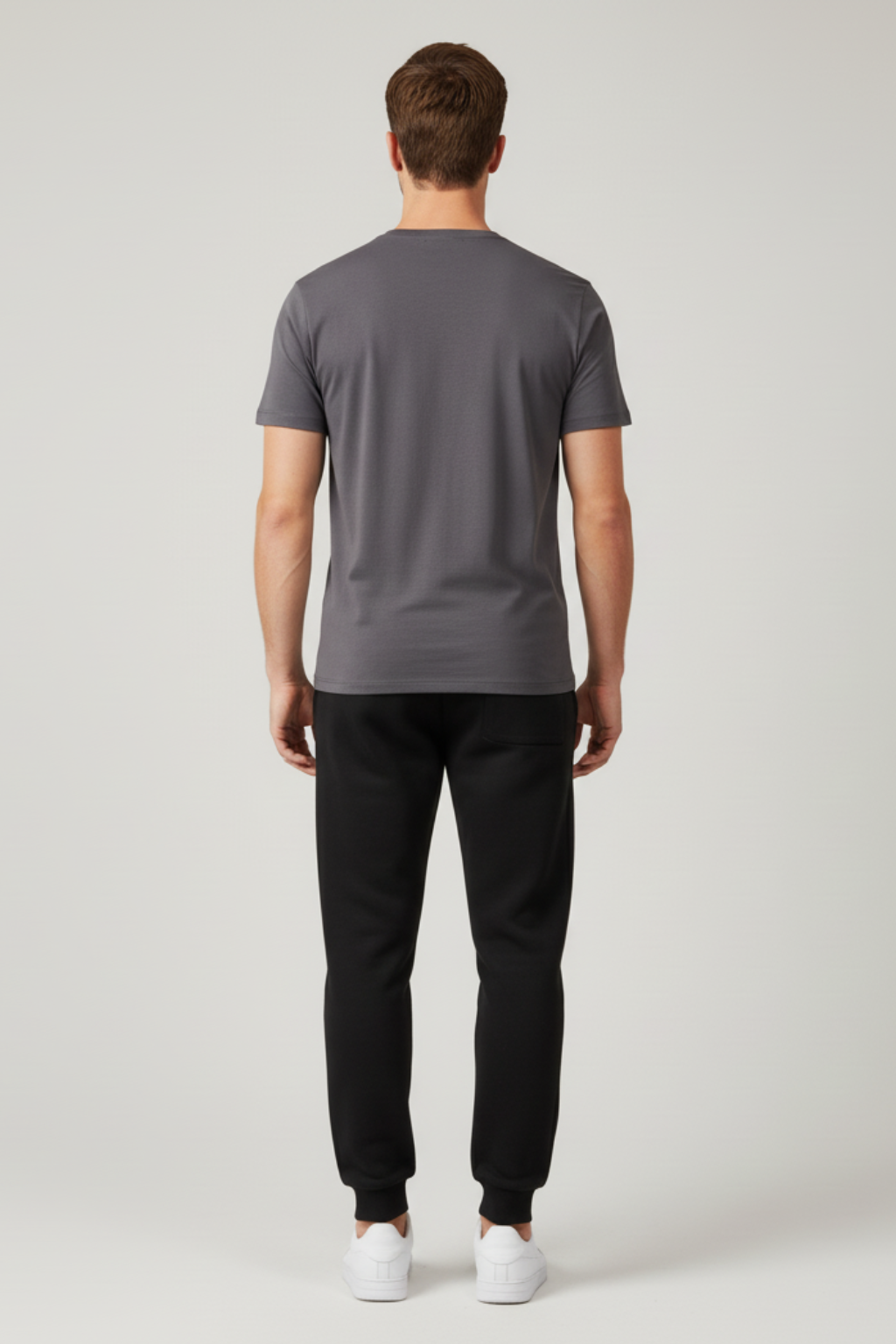 Men’s Loose Fit Jogger Trousers - With Elastic Waist