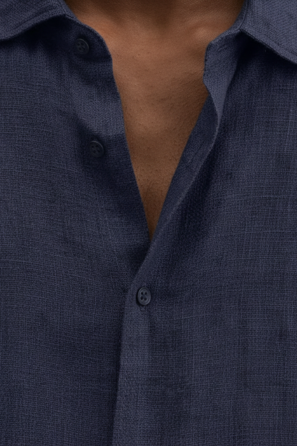 Men’s Loose Fit Linen Button-Down Shirt - Breezy and Relaxed Layer