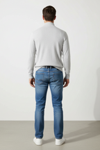 Men’s Merino Wool V-Neck Sweater - Pullover for Casual and Office Wear