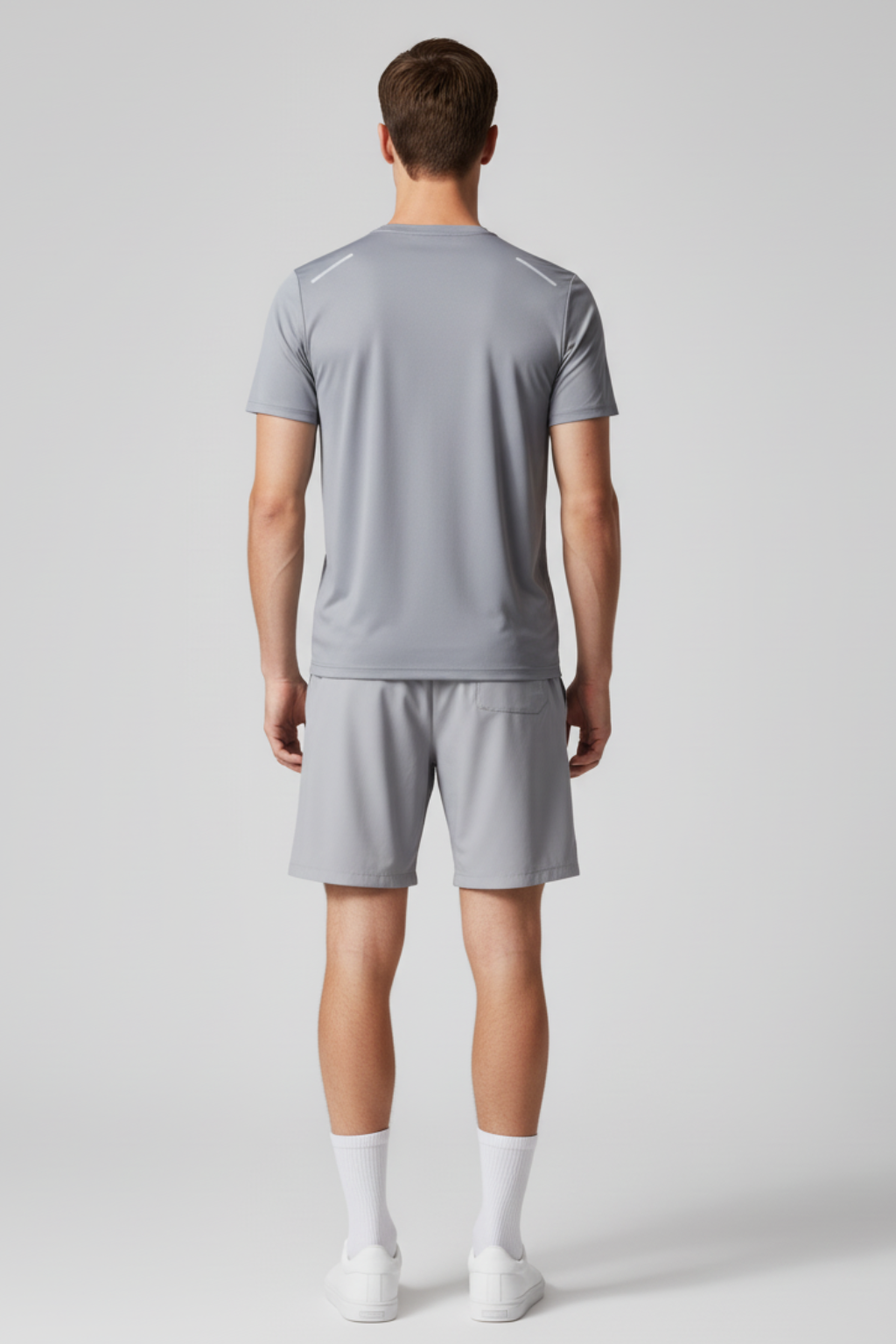 Men’s Quick-Dry Sports T-Shirt - Short Sleeve Top with Reflective Strip
