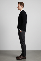 Men’s Oversized Fibre-Blend Sweater - Relaxed Fit with Generous Texture