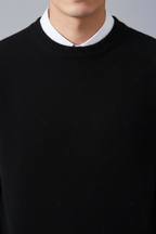 Men’s Oversized Fibre-Blend Sweater - Relaxed Fit with Generous Texture