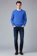 Men’s Oversized Fibre-Blend Sweater - Relaxed Fit with Generous Texture