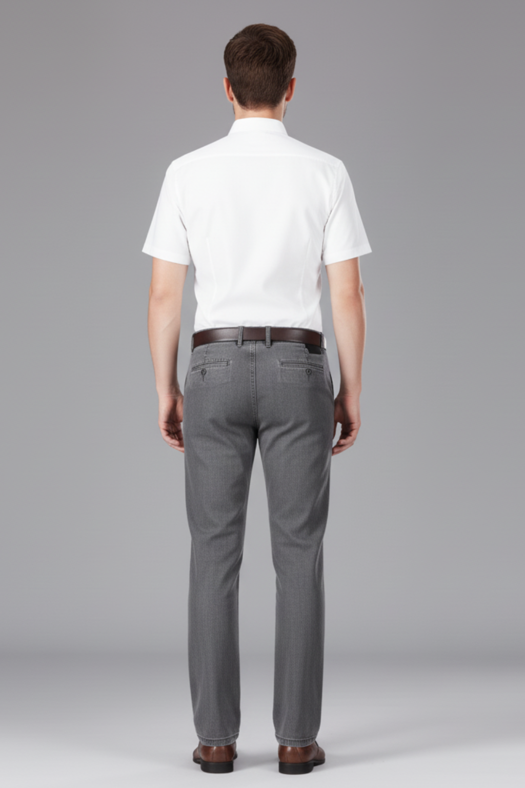 Men’s Summer Straight Jeans - Lightweight Slim Denim Trousers