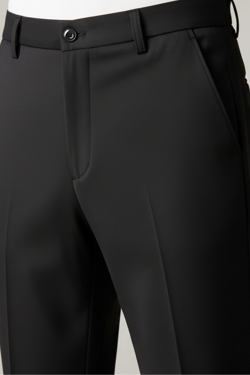 Men’s Summer Thin Straight Pants – Stretch Daily Trousers
