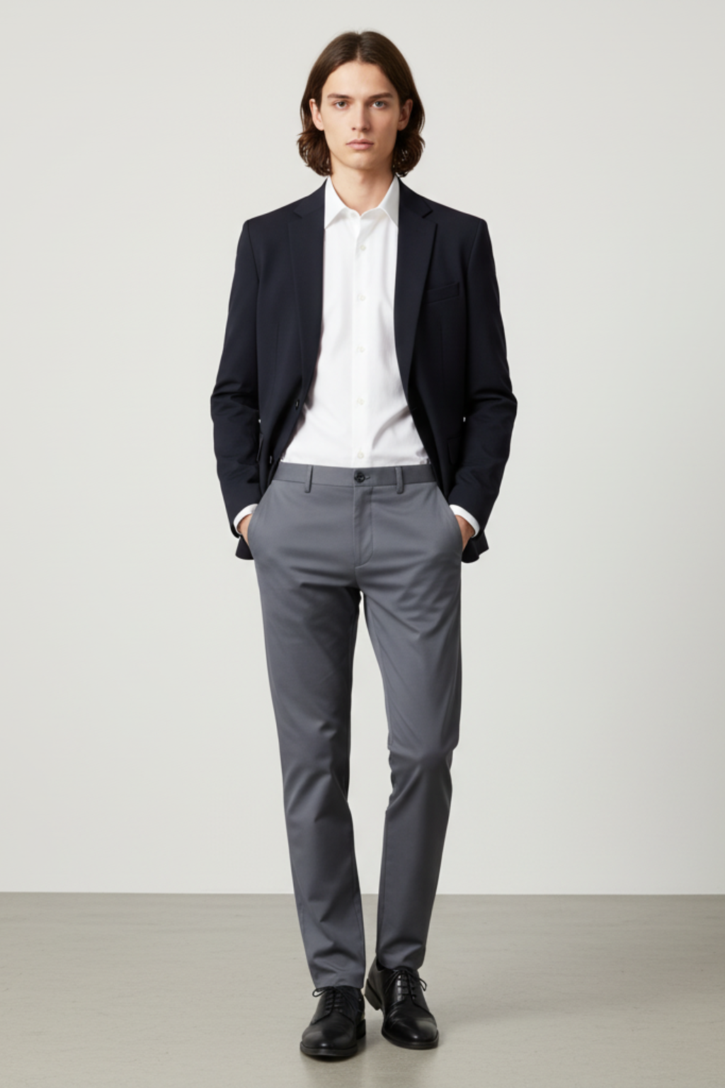 Men’s Summer Thin Straight Pants – Stretch Daily Trousers