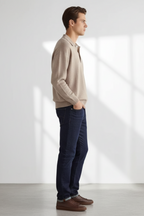 Men’s Textured Sweater - Elevated Layering Piece