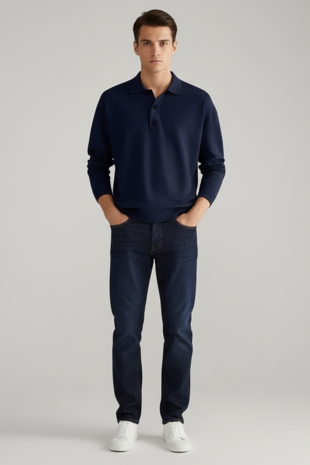 Men’s Textured Sweater - Elevated Layering Piece