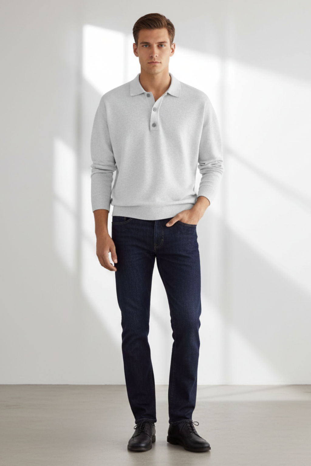 Men’s Textured Sweater - Elevated Layering Piece