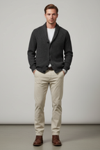 Men’s Textured Knit Sweater - Elevated Layering Piece