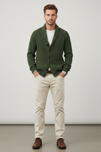 Men’s Textured Knit Sweater - Elevated Layering Piece
