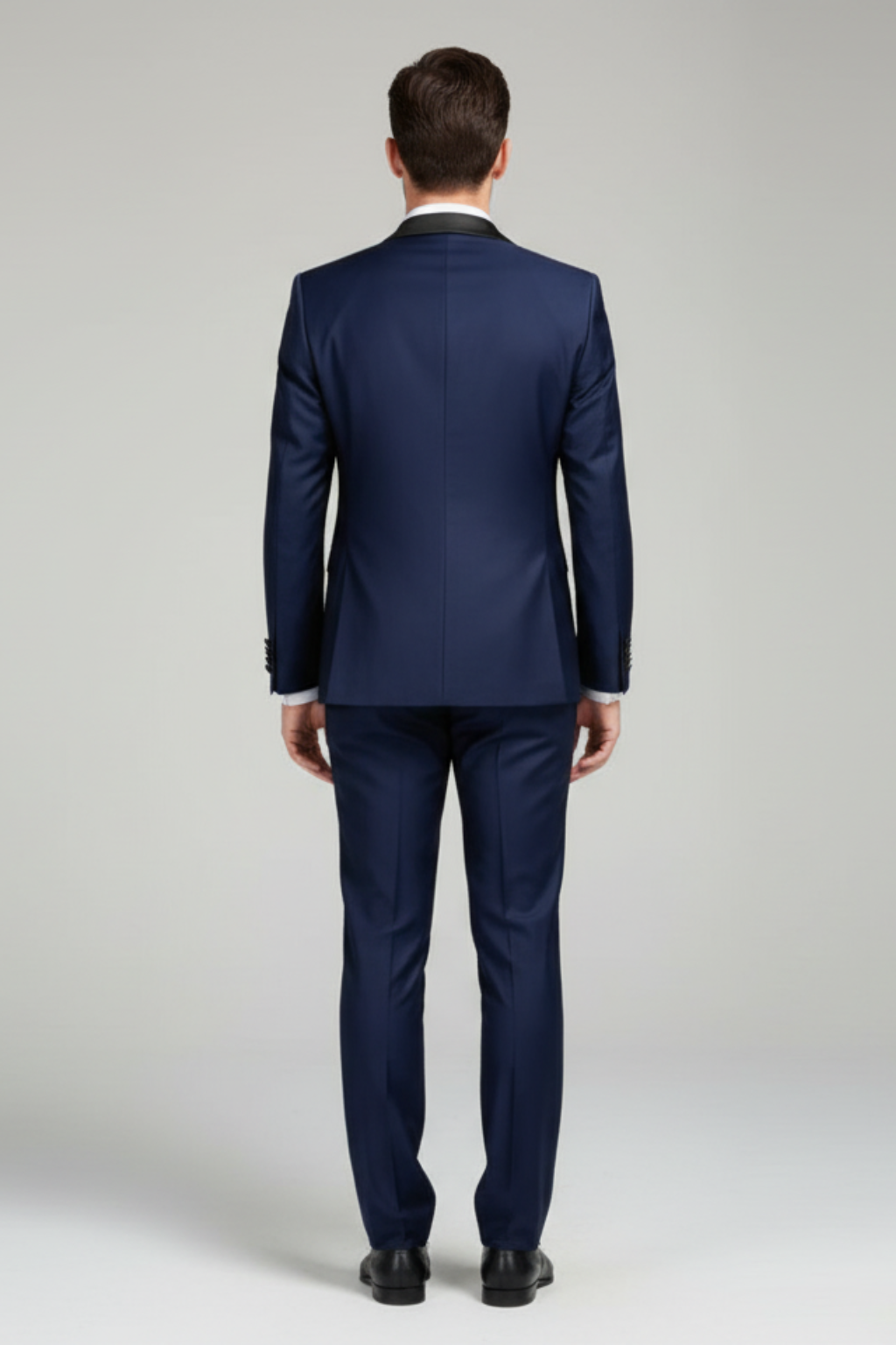 Men’s Tuxedo Three-Piece Suit - Satin Collar Formal Ensemble