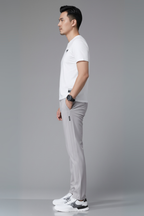 Men’s Ultra-Thin Slim Straight Pants - Stretch Casual Trousers