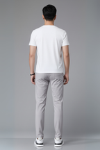 Men’s Ultra-Thin Slim Straight Pants - Stretch Casual Trousers