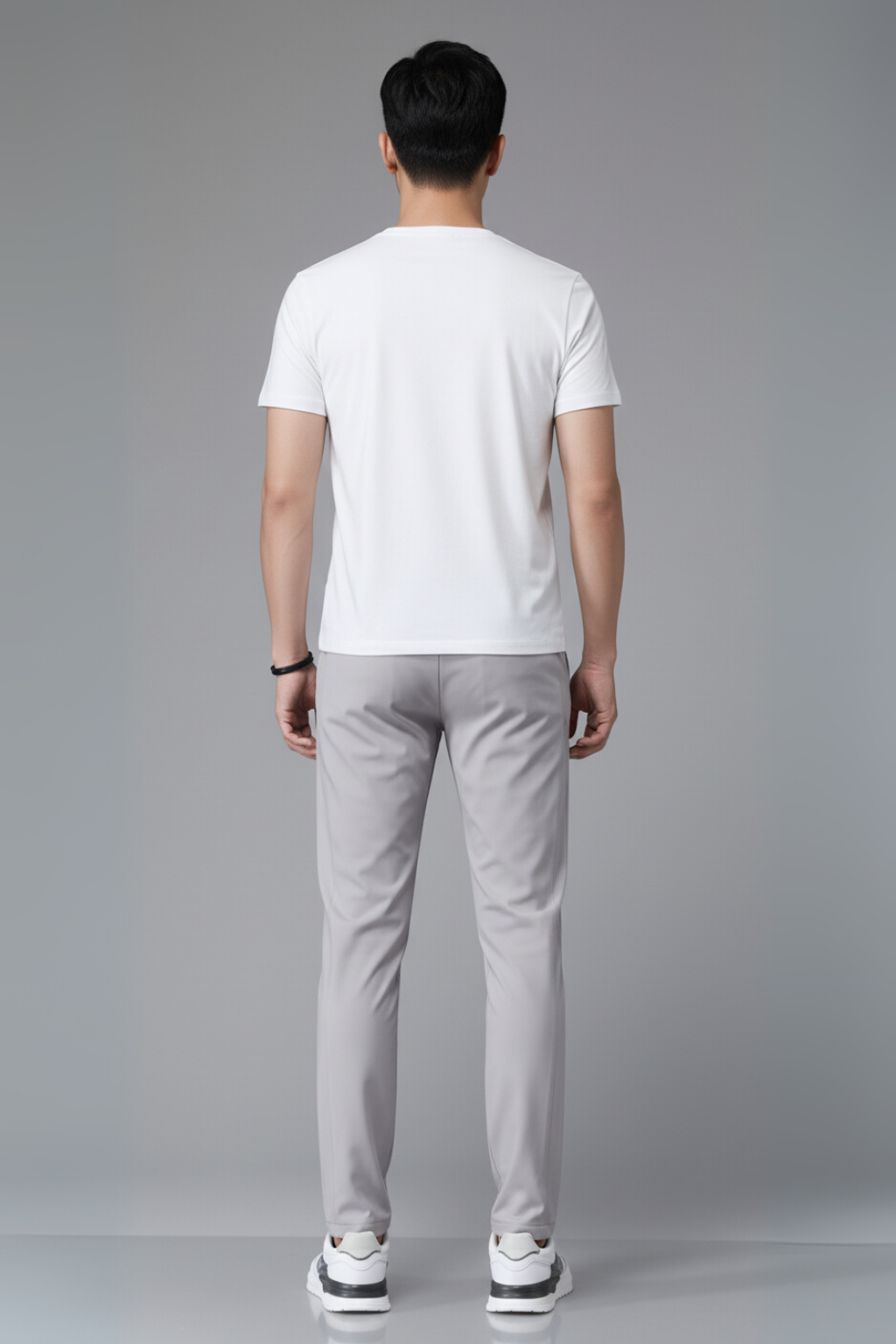 Men’s Ultra-Thin Slim Straight Pants - Stretch Casual Trousers