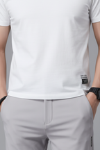 Men’s Ultra-Thin Slim Straight Pants - Stretch Casual Trousers