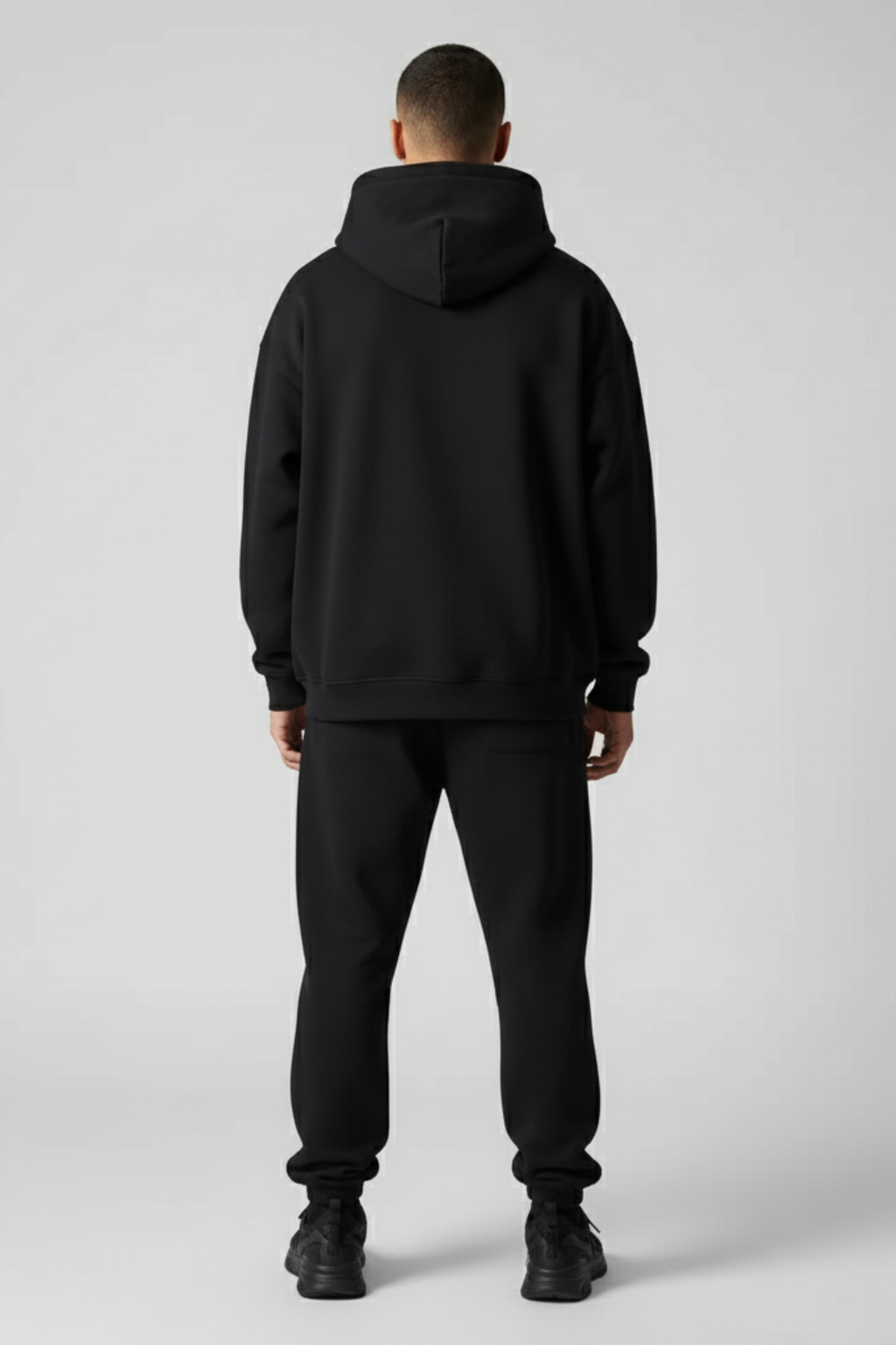 Men’s Weighted Hoodie - Knit Fabric with Relaxed Fit
