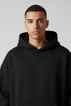 Men’s Weighted Hoodie - Knit Fabric with Relaxed Fit
